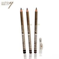 ราคา ❤️❤️ แอชลี่ย์ ดินสอเขียนคิ้ว พร้อมกบเหลาในแท่ง Ashley Premium Eyebrow Pencil Waterproof 1.5g (18189356938)
