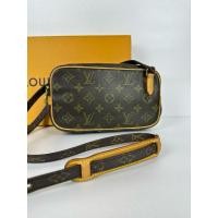 ราคา กระเป๋าแบรนด์เนมมือ 2 สภาพดี Used - LV Monogram Pochette Marly Bandouliere crossbody (24141918548)