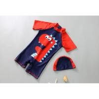 ราคา ชุดว่ายน้ำ บอดี้สูท แขนสั้น ขาสั้น ลาย ไดโนเสาร์ สีกรม แขนสีแดง พร้อมหมวก (4827951163)