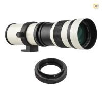 ราคา กล้อง MF Super Telephoto ซูมเลนส์ F/8.3-16 420-800 มม.T Mount พร้อมอะแดปเตอร์แหวน Universal 1/4 ด้ายสําหรับ Canon EF-Mount กล้อง EOS 80D 77D 70D 60D 60Da 50D 7D 6D 5D T (26264817622)