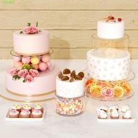 ราคา ฟลักซ์โซ กระดานแสดงเค้ก,ขาตั้งเค้กอะคริลิคใส,เครื่องมือตกแต่งเค้กรอบ/ตาราง ทําเอง รีฟิลที่วางขนมเค้กผูก (46206279917)
