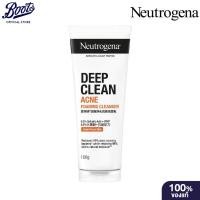 ราคา Neutrogena Deep Clean Acne Foaming Cleanser 100g นูโทรจีนา ดีพ คลีน แอคเน่ โฟมมิ่ง คลีนเซอร์ 100 กรัม (14032522097)