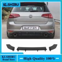 ราคา For Volkswagen Golf 7 VII MK7 GTI 2014-2017 car rear lip diffuser (50155525772)