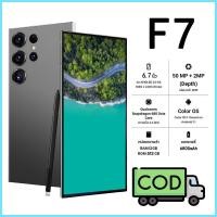ราคา สมาร์ทโฟน F7 6.7 นิ้ว 12+512GB เต็มหน้าจอ ชาร์จเร็ว 6800 mAh 5G WIFI Androidโทรศัพท์มือถือราคาถูก (43300324126)