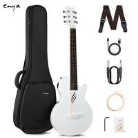 ราคา Enya NOVA Go SP1 กีตาร์ไฟฟ้าอะคูสติกพร้อม Smart AcousticPlus 35 นิ้วคาร์บอนไฟเบอร์ Travel Actica Guitarra Bundle Kit of Gig Bag, Strap, Strings, สายชาร์จ, Instrument (28353931480)