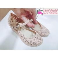 ราคา Cuffy รองเท้า คัทชู เด็ก หุ้มส้นเด็ก รัดส้นเด็ก สูง2cm เบอร์24-27 รังนก (10403318538)