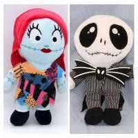 ราคา The Nightmare Before Christmas Plush Toy Jack and Sally Stuffed Doll Kids Gifts (25890655619)