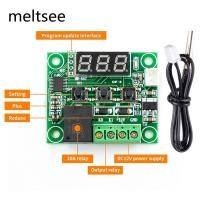 ราคา W1209 DC 12V LED โมดูลเทอร์โมสวิทช์ควบคุมอุณหภูมิดิจิตอล + NTC Sensor (3514787733)