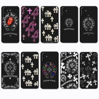 ราคา สําหรับ Samsung A21S A22 A22S A23 A24 A30 A30S A31 Chrome Hearts ขอบสีดํา TPU ถุงลมนิรภัยกันกระแทก | เลนส์ยกสําหรับการป้องกันพิเศษ (42228002318)
