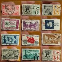 ราคา แสตมป์เก่าอเมริกา ยุคทศวรรษ 1930-60/ แยกขายรายดวง (24840707508)