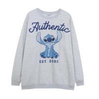 ราคา STITCH SWEATSHIRT Est.2002 （TS492） สเวตเตอร์ Stitch ลายปัก แบรนด์❣️Disney (24590454140)