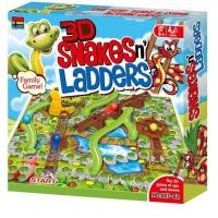 ราคา เกมส์บันไดงู 3D Snakes'n ladders เกมส์กระดานงู เกมส์ครอบครัว (25166501513)