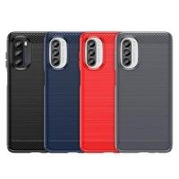 ราคา สําหรับ Moto G82 5G ฝาครอบ Motorola Moto G82 5G Capa กันชนคาร์บอนไฟเบอร์กลับกันกระแทกสําหรับ Moto G71S G82 5G Fundas (48257351861)