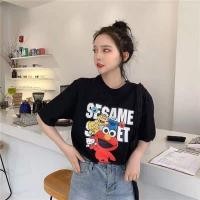 ราคา เสื้อยืด oversize สกรีนลายเอลโม่ (2688730258)