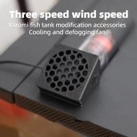 ราคา Perfect Xiaomi Fish Tank พัดลมระบายความร้อนพอร์ตให้อาหารพัดลมระบายความร้อน Defogging พัดลมแม่เหล็กชุด Mijia ถังปลาการปรับเปลี่ยนอุปกรณ์เสริม (29619162444)