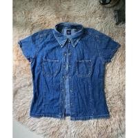 ราคา เสื้อยีนส์แขนสั้นGAP (19694787474)