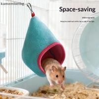ราคา Kamembetbg หนูแฮมสเตอร์ Bird Nest Plush Hammock Cage Nest Soft Warm Sleeping เตียงกระเป๋าตกแต่งสัตว์เลี้ยง Rest Nest อุปกรณ์ TH (41176733597)