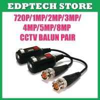 ราคา 1 CH 8MP HD Passive Video Balun - TVI , AHD , CVI , กล้องวงจรปิด HD (1 คู่) (42929317045)