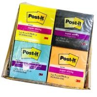 ราคา Post-It® “3M” กระดาษโน๊ต Super Sticky รุ่น 654 -20SSMXSIOC (3 x 3 นิ้ว)(คละสี) (41708400551)