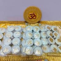 ราคา MT-CDA5 เทียนหอมขาวปิดทอง จุดถวายพระพุทธ องค์เทพทั้งปวง เทพ ไทย จีน ฮินดู แพค 8 ถ้วย จุดได้นาน (28204687941)