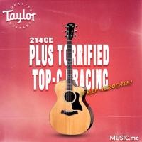 ราคา TAYLOR 214CE PLUS TORRIFIED TOP-C BRACING [FREE AERO CASE] (27953593591)