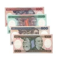 ราคา ด้วยกล้องส่องทางไกลบราซิลสองหัว100-1000ชุด4เหรียญเหรียญเหรียญสกุลเงินต่างประเทศต่างๆธนบัตรเหรียญแท้ธนบัตรธนบัตร20260306 (45457131410)