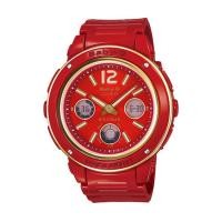 ราคา Casio Baby-G นาฬิกาข้อมือผู้หญิง สายเรซิ่น รุ่น BGA-151GG-4B - สีแดง(กล่องยับ) (1951899477)