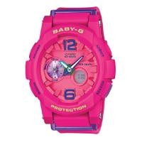 ราคา ลดเพิ่ม 330 ใส่โค้ด INCZ8H3 Casio Baby-G นาฬิกาข้อมือผู้หญิง สีชมพู สายเรซิน รุ่น BGA-180-4B3DR (3341454304)