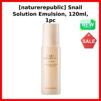 ราคา [Nature Republic] Snail Solution Emulsion, 120ml, 1pc / Korean Emulsion / Smoother Skin Texture / ของแท้ 100% โดย kivvy (48206817758)