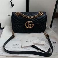 ราคา Very new Gucci marmont mini 22 cm ปี18 สภาพนางฟ้า เหมือนใหม่ค่ะ กลิ่นหนังหอมเลย มุมไม่ถลอก ภายในสะอาด (2656815193)