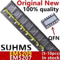 ราคา (5-10 ชิ้น) ใหม่ 100% EM5207 EM5209 EM5207VF EM5209VF QFN-14 (53306581032)