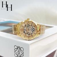 ราคา GUESS GW0253L2 GOLD TONE CASE GOLD TONE STAINLESS STEEL WATCH 34MM กล่องแบรนด์ (27857001290)