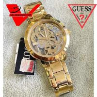 ราคา GUESS นาฬิกาข้อมือรุ่น QUATTRO CLEAR GW0300L2 สีทอง ของแท้รับประกัน CMG 2 ปี สินค้าใหม่ของแท้ (28903546211)