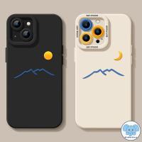 ราคา สำหรับ IPhone 16Plus 13 16 11 15 14 12 Pro Max 8 7 16 15 Plus XR XS X Maxเคสคู่รักภูเขาสุริยันจันทราและทิวทัศน์เรียบง่าย (40651428021)