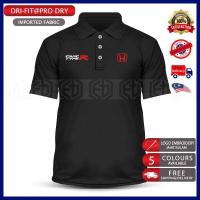ราคา เสื้อโปโลไมโครไฟเบอร์ Civic Type R Honda Dry Fit Unisex เย็บปักถักร้อย Racing Motorsport เสื้อยืด Tshirt Pakaian Baju (44553659144)
