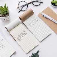 ราคา สมุดฉีกคราฟต์ 14x7 cm. เส้นธรรมดา/เส้นกริด/ไม่มีเส้น ใช้จดลิสต์ จดศัพท์ To do list. (2678138116)