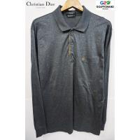 ราคา Christian Dior แท้ เสื้อยืดโปโลแขนยาวสีเทา (1860169815)