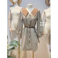 ราคา Browns dress เดรสสก๊อต ทรงคอปกน้ำตาล เนื้อผ้าทอลายสก๊อตอย่างดี (7175336531)