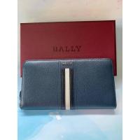 ราคา Bally Zip Around Wallet กระเป๋าตังหนังซิบรอบสีน้ำเงินเข้ม มีตำหนิถุงผ้าเก่า (22562714381)