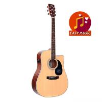 ราคา กีตาร์โปร่งไฟฟ้า Saga SF700CE Acoustic-Electric Guitar (16813548060)