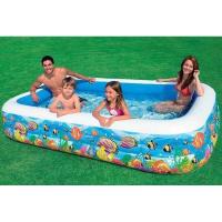 ราคา สระน้ำเป่าลมทรงยาว 3 ชั้น intex 58485 (9613904639)
