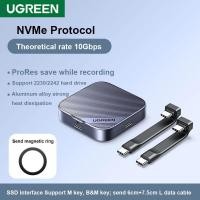 ราคา UGREEN Magnetic M.2 NVMe SSD Enclosure PCI-E M.2 SSD กรณี USB 3.2 Gen 2 10Gbps ภายนอก SSD กรณี (54307562652)