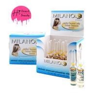 ราคา (กล่อง12ขวด) เซรั่มมิลาโน่ Milano plus S yellow diamond serum เซรั่มผมเงา (3601245884)