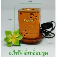 ราคา เตาน้ำมันหอมระเหยไฟฟ้าสี่เหลี่ยมขูด (คละสี) (1223044747)