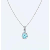 ราคา PLYNE - เครื่องประดับพลอย "สร้อยอความารีนแท้" Aquamarine nacklace (57805377136)