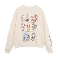 ราคา Pooh Sweatshirt （TS749) สเวตเตอร์ลาย หมีพูห์ Pooh สีครีม Disneyแท้ (57205601329)