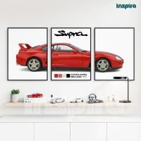 ราคา Inspiradekor Wall Display Room โปสเตอร์ Toyota Supra MK4 A80 1993 คลาสสิก Retro กีฬารถ Ikonik (42976772414)