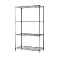 ราคา ชั้นตะแกรงเหล็กอเนกประสงค์ 4 ชั้น KASSA HOME Rocky รุ่น A1932-MBK ขนาด 90 x 45 x 160 ซม. สีดำ (42779585214)