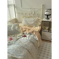 ราคา - PREORDER - ชุดผ้าปูที่นอน ลายดอกไม้ มีระบาย ผ้าคอตตอน100% ( มีขนาด 3.5-6 ฟุต ) (53007557967)