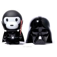 ราคา BAPE STAR WARS X BABY MILO VCD DARTH VADER BLACK (24676648695)